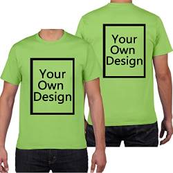 Individuelle T-Shirts für Männer/Frauen entwerfen Sie Ihr eigenes Shirt fügen Sie Text/Bild/Logo hinzu, personalisiertes Baumwoll-T-Shirt auf, Foto vorne/hinten von ALRRGPB