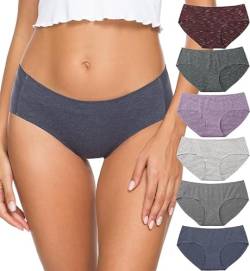 ALTHEANRAY Baumwoll Unterwäsche Damen Seamless Slips Damen Hipster Unterhosen Für Frauen Pantys Damen Mehrpack(EU3028L-Line 4) von ALTHEANRAY