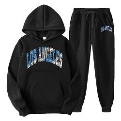 ALTIRO Trapstar Jogginganzug Herren Trainingsanzug mit Trapstar Aufdruck Unisex Sportanzug Set 2 Piece Hoodie Sporthose Kapuzenpullover Jogginghose Hoody Sweatshirt und Sweatpants von ALTIRO