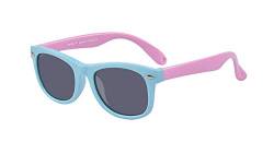ALWAYSUV Baby Kleinkind Polarisierte Sonnenbrille Sportmode Flexible UV-Schutz Sonnenbrille Für Jungen Und Mädchen Alter 0-2 Jahre Blau Pink von ALWAYSUV