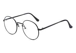 ALWAYSUV Vintage Classic Inspiriert Runde Brille Metallrahmen Brillen Klare Linse Brille Für Frauen/Männer von ALWAYSUV