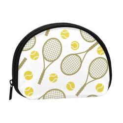 Ballspiel Tennis, Brieftasche Shell Make-up Tasche Frauen Aufbewahrungstasche Kleine Geldbörse Shell Wechseltasche von ALZVULG