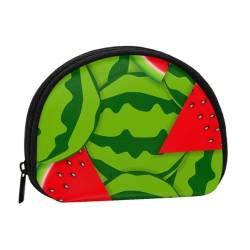 Wassermelone, Brieftasche Shell Make-up Tasche Frauen Aufbewahrungstasche Kleine Geldbörse Shell Wechseltasche von ALZVULG