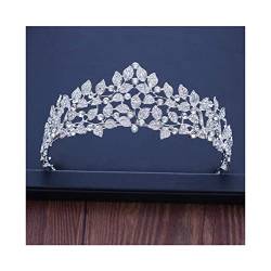 Braut Haarkronen Diverse Silber Farbe Kristall Braut Tiara Krone Mode Krone Stück Hochzeit Haarschmuck Zubehör Krone von AMAXRcsy