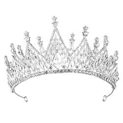 Elegante Mädchenkrone im Kronen-Design, dekorative Krone für Mädchen, Strass-Krone von AMAXRcsy