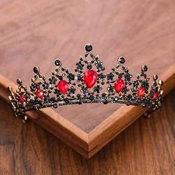 Haarnadel-Haarschmuck, Kronen-Tiaras für Frauen, Vintage-Barock-Krone und Tiara, Kristall-Strass-Krone, Braut-Diadem, Haarschmuck, Hochzeit, Haarschmuck, Party von AMAXRcsy