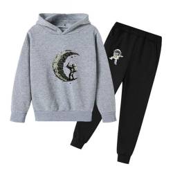 AMCYT Hoodie und Hose Sportswear Jungen Trainingsanzug Mädchen Jogginganzug für Freizeitanzug Sportanzug Set Jogginghose Langarm (7,140) von AMCYT