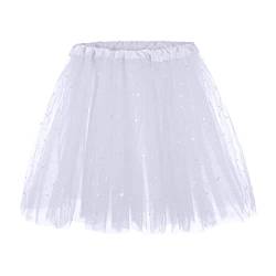 Lightning Deals of Today Karneval Kostüm Damen Lederrock Volant Rock Tüll Kleider Damen Grüner Rock Karneval REH Kleid Damen Tutu Kostüm Boho Rock Grüner Tüllrock Damen von AMDOLE