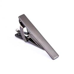 AMDXD Krawattennadel Gravur, Klassiker Krawattennadeln für Herren Gravur, Schwarz Krawattenklammer Tie Clip für Anzug Hemd Hochzeit Business Graduation Gift von AMDXD