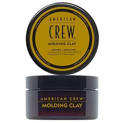 AMERICAN CREW – Classic Molding Clay, 85 g, Stylingclay für Männer, Haarprodukt mit starkem Halt, Stylingprodukt für optimale Formbarkeit, Textur & natürlichen Glanz (1er Pack) von AMERICAN CREW