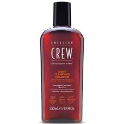 AMERICAN CREW – Daily Cleansing Shampoo, 250 ml, Pflegeshampoo für Männer, Haarprodukt ohne Silikone, Haarshampoo mit Citrus & Minze Duft, für gesund aussehendes Haar, vegan, Zitrus, Minze von AMERICAN CREW