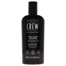 AMERICAN CREW Daily Silver Shampoo, 250 ml Unparfümiert von AMERICAN CREW