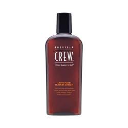 AMERICAN CREW – Light Hold Texture Lotion, 250 ml, Haarlotion für Männer, Haarprodukt mit leichtem Halt, Stylingprodukt für längeres und feines Haar, mit Ginseng & Lanolin von AMERICAN CREW