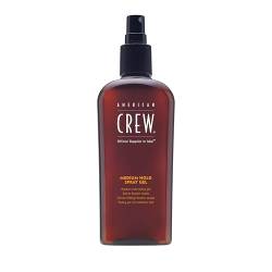 AMERICAN CREW – Medium Hold Spray Gel, 250 ml, Stylingspray für Männer, Sprühfestiger für mittelstarken Halt & natürlichen Glanz, Styling und Finish Haarprodukt, Pflege & Feuchtigkeit fürs Haar von AMERICAN CREW