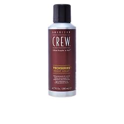 AMERICAN CREW – Techseries Boost Spray, 200 ml, Volumenpuder zum Sprühen, Stylingprodukt für Männer, Haarprodukt für Griff & Volumen im längeren Haar, Spray für flexiblen Halt von AMERICAN CREW