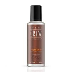 AMERICAN CREW – Techseries Control Foam, 200 ml, Stylingschaum für Männer, Schaumfestiger für starken Halt & mehr Fülle, Stylingprodukt für natürliches Finish mit mittlerem Glanz Unparfümiert von AMERICAN CREW