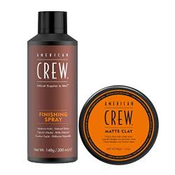 American Crew Finishing Spray 200ml + American Crew Matte Clay 85g von AMERICAN CREW