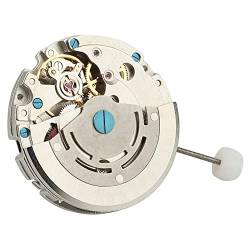 AMIUHOUN Automatisches 4-poliges mechanisches Uhrwerk für 3804-3 Automatische mechanische Datumseinstellung Uhrwerk, silber von AMIUHOUN
