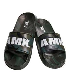 AMK Unisex-Erwachsene Soldier Slides Niedrige Hausschuhe, Mehrfarbig (Dark Green Camo 01741), 42 EU von AMK