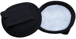 AMKA Ohrenwärmer schwarz Ohrenschützer für Reithelm Ohrwärmer in schwarz-weiss von AMKA