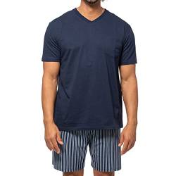 AMMANN - Organic Cotton - Schlafanzug (3XL Blau gestreift) von AMMANN