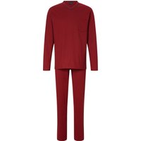 AMMANN Pyjama, lang, Brusttasche für Herren, rot, 48 von AMMANN