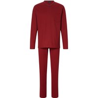 AMMANN Pyjama, lang, Brusttasche für Herren, rot, 54 von AMMANN