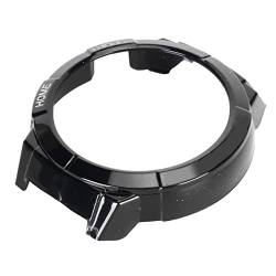 AMONIDA Smartwatch-Schutzhülle, Präzise und Stilvolle Hartplastik-Smartwatch-stoßfeste Schutzhülle für Fitness (Schwarz und weiß) von AMONIDA