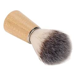 Bart-Rasierbürste, Tragbarer, Ergonomischer Griff, Leichter Holzgriff, Rasierpinsel für die Gesichts- und Körperpflege von AMONIDA