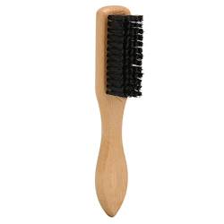Bartpflegebürste, Bartbürste aus Holz für Männer Zum Glätten für den Salon von AMONIDA