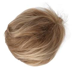 Perücke mit Goldenem Pixie-Schnitt, Blondes Pixie-Schnitt, Kurzes Haar, Modisches Kunsthaar, Verstellbarer Haken für Cosplay von AMONIDA