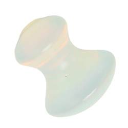 Schabestein, Opal-Pilz-förmiges Gua Sha-Schabewerkzeug, Poliert, Handgefertigt, Glatt für Männer für das Gesicht von AMONIDA