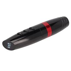 Tattoo Pen, LCD Professional Einstellbarer Drahtloser Tattoo Pen 1800mAh Batterie für Shader für Tätowierer von AMONIDA