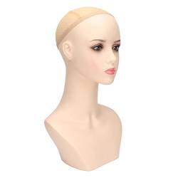 Weiblicher Schaufensterpuppenkopf, Rose Make-up Multifunktionaler PVC-Schaufensterpuppenkopf für Schmuck von AMONIDA