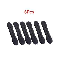 6Pcs Magic Hair-Brötchen-Hersteller-Torsion-Lockenwickler-Haar-Rolle Coiffure Hair Braider Magisches Schwamm Einfache DIY Haar Styling Werkzeuge Ballett Socken Bun Für Frauen von AMOYER