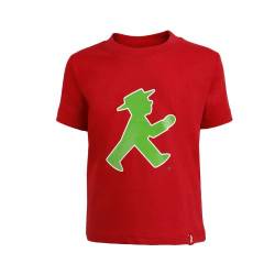 AMPELMANN T-Shirt Kinder - Prachtkerlchen Geher vorne/Steher hinten rot von AMPELMANN