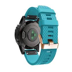 AMSOH 20 mm Uhrenarmband für Garmin Fenix 6 6S 6S Pro Watch, Schnellverschluss, Silikon, einfache Passform, Handgelenkschlaufe für Garmin Fenix 5S/5S Plus, 22mm Fenix 5S, Achat von AMSOH