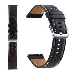 AMSOH Ersatzarmband aus echtem Leder für Garmin Venu 2 Plus Smart-Armband für Garmin Venu 2 SQ Forerunner 245 645 158 Uhrenarmband, For Forerunner 245 245M, Achat von AMSOH