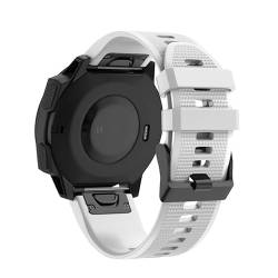 AMSOH Silikon-Armband für Garmin Fenix 5X 5 5S Plus 6 6X 6S Pro 3HR Schnellverschluss-Uhrenarmbänder 20 22 26 mm Uhrenarmband Ersatzarmband, 22mm For Fenix 6 6Pro, Achat von AMSOH