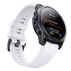 AMSOH Uhrenarmband für Garmin Fenix 7 7S 7X 6 6S 6X Pro 5X 5 Smartwatch-Armband aus Silikon Descent G1 Solar Forerunner 935 945 Schnellverschluss Correa, 22mm Fenix 7 6 5 S60, Achat von AMSOH