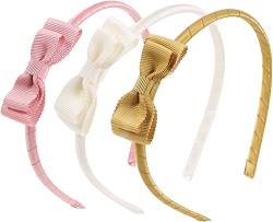 LYXOTO Seide Haarbänder Mädchen Stirnbänder Glitzer Stirnbänder für Mädchen Kinder Pailletten Haarbänder mit Schleife, Glitzer Alice Bänder mit Herz Stern für Stirnbänder von AMSTERDAM ACRYLIC