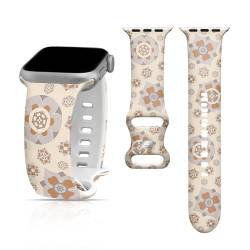 AMUSEPROFI Uhrenarmbänder, kompatibel mit hübschen Apple-Watch-Armbändern für Damen, weiches Silikon, iWatch-Armbänder für Damen, kompatibel mit 38 mm Apple Watch-Armbänder für Damen Serie von AMUSEPROFI