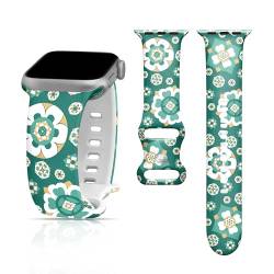 AMUSEPROFI Uhrenarmbänder, kompatibel mit hübschen Apple-Watch-Armbändern für Damen, weiches Silikon, iWatch-Armbänder für Damen, kompatibel mit 38 mm Apple Watch-Armbänder für Damen Serie von AMUSEPROFI
