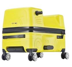 AMYSTY Koffer Trolley Reisekoffer Handgepäck Kreative Reitkoffer, Tragbares Gepäck, Reise-Hartschalenkoffer, Aufgegebenes Gepäck Rollkoffer (Color : Yellow, Size : 20inch) von AMYSTY