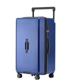 Koffer Trolley Reisekoffer Handgepäck Gepäck Mit Großem Fassungsvermögen, Breitem, Verdicktem Passwort, Hartschalengepäck, Universal-Rad-Reißverschluss Rollkoffer (Color : A, Size : 28 inch) von AMYSTY