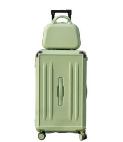 Koffer Trolley Reisekoffer Handgepäck Gepäcksets, 2-teilig, Langlebige Gepäcksets, Handgepäck-Kofferset Für Damen Und Herren Rollkoffer (Color : A, Size : 20in) von AMYSTY