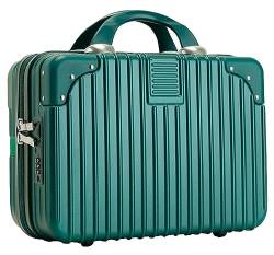 Koffer Trolley Reisekoffer Handgepäck Handgepäck, Wiederaufladbarer Funktions-Design-Koffer Für Damen, Passwort-Boarding Rollkoffer (Color : A, Size : 14inch) von AMYSTY