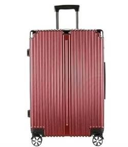 Koffer Trolley Reisekoffer Handgepäck Handgepäck-Koffer Mit Großem Fassungsvermögen Und Zahlenschloss Für Männer Und Frauen Rollkoffer (Color : A, Size : 24in) von AMYSTY