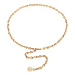 ANAZOZ Taillenkette Damen, Kettengürtel Punk Gold Körperketten für Frauen Sexy Simple Sonne von ANAZOZ