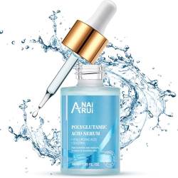 ANAIRUi Polyglutaminsäure Serum mit Hyaluronsäure und Glycerin für Gesicht, feuchtigkeitsspendende und nährende Haut, 30ml von ANAiRUi